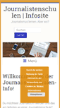 Mobile Screenshot of journalistenschulen.info